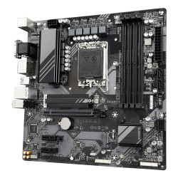 GIGABYTE B760M DS3H Carte Mère - Compatible avec les processeurs Intel Core 14e génération, VRM numérique 6+2+1 phases, jusqu'à