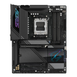 GIGABYTE X870E AORUS PRO Carte Mère - Prend en charge les processeurs AMD Ryzen 9000, 16+2+2 phases VRM numérique, jusqu'à