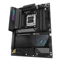 GIGABYTE X870E AORUS PRO Carte Mère - Prend en charge les processeurs AMD Ryzen 9000, 16+2+2 phases VRM numérique, jusqu'à