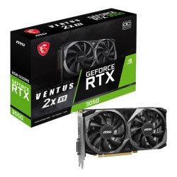 MSI VENTUS GEFORCE RTX 3050 2X XS 8G OC grafikkort NVIDIA 8 GB GDDR6
