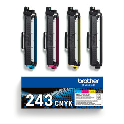Brother TN-243CMYK Tonerkassett 1 styck Original Svart, Cyan, Magenta, Gul