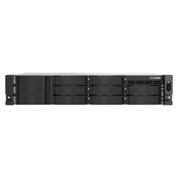 QNAP TS-855EU-8G data-opslag-server NAS Rack (2U) Intel Atom® C5125 8 GB DDR4 0 TB QuTS hero Zwart