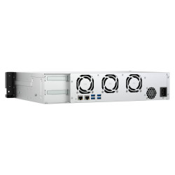 QNAP TS-855EU-8G serveur de stockage NAS Rack (2 U) Intel Atom® C5125 8 Go DDR4 0 To QuTS hero Noir