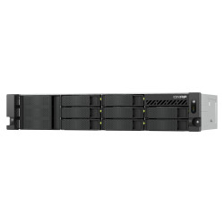 QNAP TS-855EU-8G serveur de stockage NAS Rack (2 U) Intel Atom® C5125 8 Go DDR4 0 To QuTS hero Noir