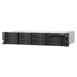 QNAP TS-855EU-8G serveur de stockage NAS Rack (2 U) Intel Atom® C5125 8 Go DDR4 0 To QuTS hero Noir