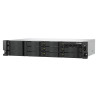 QNAP TS-855EU-8G data-opslag-server NAS Rack (2U) Intel Atom® C5125 8 GB DDR4 0 TB QuTS hero Zwart