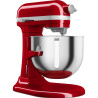 KitchenAid 5KSM70JPXEER mixeur Robot mixer 375 W Rouge, Acier inoxydable