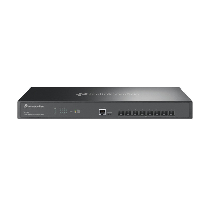 TP-Link Omada SX3008F commutateur réseau Géré L2 L3 Noir