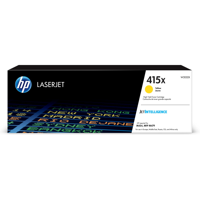 HP 415X Toner jaune LaserJet authentique grande capacité