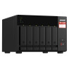 QNAP TS-673A NAS Tower Ryzen Embedded V1500B 8 Go DDR4 0 To QNAP Turbo System Noir