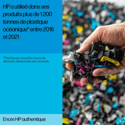 HP 62XL cartouche d'encre trois couleurs grande capacité authentique