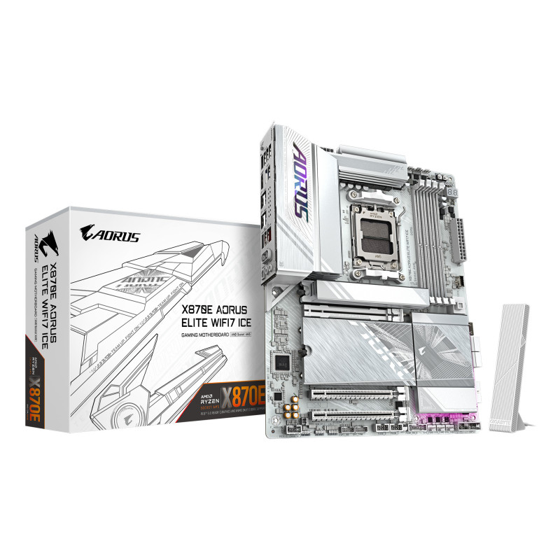 GIGABYTE X870E AORUS ELITE WIFI7 ICE AMD X870E Gniazdo AM5 ATX