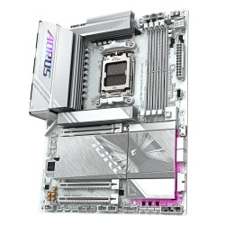 GIGABYTE X870E AORUS ELITE WIFI7 ICE Carte mère - Prend en charge les processeurs AMD Ryzen 9000, VRM numérique 16+2+2 phases,