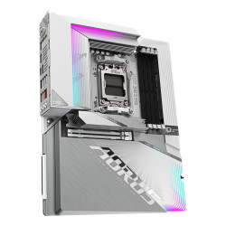 GIGABYTE B650E AORUS STEALTH ICE Carte mère - AMD Ryzen série 9000, VRM 12+2+2 phases, jusqu'à 8000 MHz DDR5 (OC), 1xPCIe 5.0 +