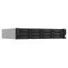 QNAP TS-1264U-RP NAS Rack (2 U) Intel® Celeron® 8 Go DDR4 0 To QNAP QTS Aluminium, Noir