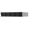 QNAP TS-1264U-RP NAS Rack (2 U) Intel® Celeron® 8 Go DDR4 0 To QNAP QTS Aluminium, Noir