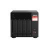 QNAP TS-473A NAS Tower Ryzen Embedded V1500B 8 Go DDR4 0 To QNAP Turbo System Noir