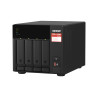 QNAP TS-473A NAS Tower Ryzen Embedded V1500B 8 Go DDR4 0 To QNAP Turbo System Noir