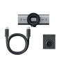 Logitech Webcam MX BRIO 705 for Business 4K silver/black AI image enhancement, RightSight, RightLight
