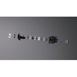 Logitech Webcam MX BRIO 705 for Business 4K silver/black AI image enhancement, RightSight, RightLight