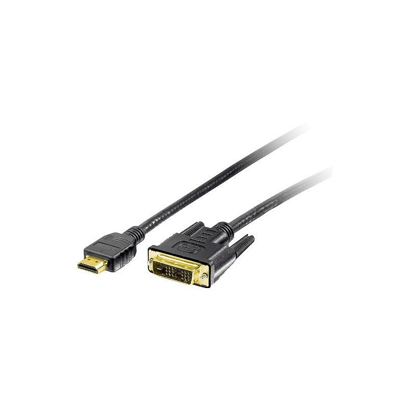 Kabel DVI-D HDMI 2m St/St