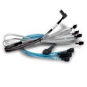 BC Kabel 1x SFF8654 x8 - 2x SFF8643 x4 NVMe intern 1m Kabel SlimSAS - MiniSASHD für NVMe Laufwerke