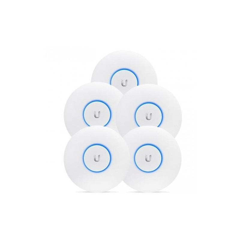 Ubiquiti Access-Point UniFi UAP-AC-Pro 802.11ac (5er-Pack) Without PoE adapter / Without power supply