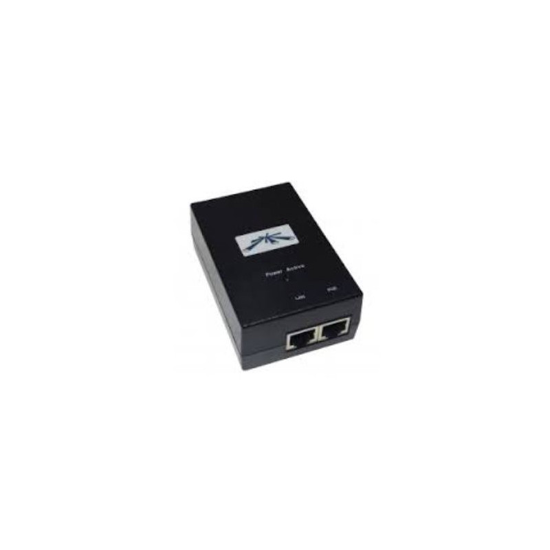 Ubiquiti PoE Adapter/Injector POE-48-24W-G 48VDC 24W Gigabit Helps Protect Against ESD Events