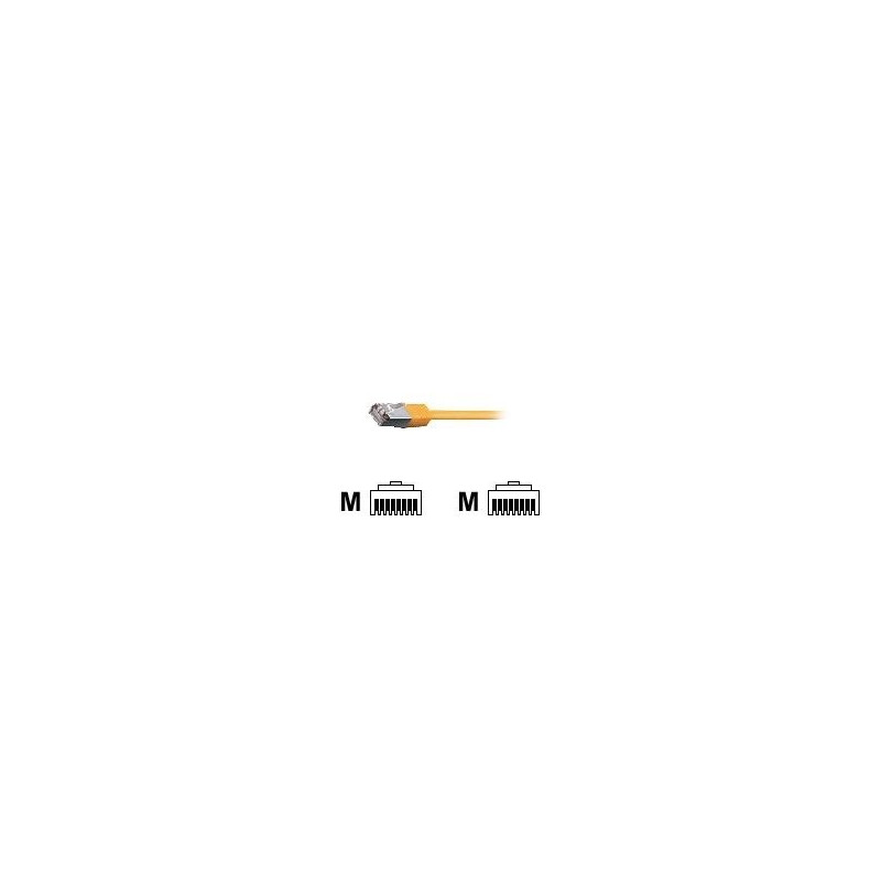 Kabel LAN S/FTP (Patchkabel) CAT6 1m orange