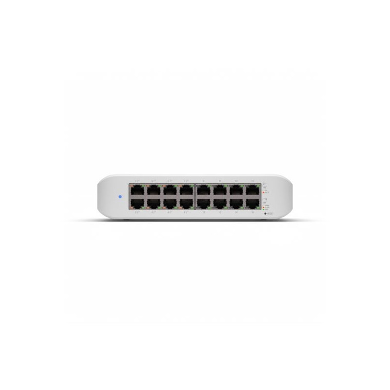 Ubiquiti Switch UniFi 16xRJ45 GBit Managed 8xPoE 45W Wall-Mountable, Fanless, internal PSU