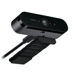 Logitech Webcam BRIO 4K, Ultra HD, Windows Hello 4096x2160, Audio, USB, Externe Abdeckblende