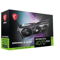 MSI GAMING GeForce RTX 4070 SUPER 12G X SLIM NVIDIA 12 Go GDDR6X