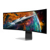 Samsung G95SC monitor komputerowy 124,5 cm (49") 5120 x 1440 px Dual QHD OLED Srebrny