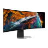 Samsung G95SC monitor komputerowy 124,5 cm (49") 5120 x 1440 px Dual QHD OLED Srebrny