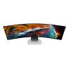 Samsung G95SC monitor komputerowy 124,5 cm (49") 5120 x 1440 px Dual QHD OLED Srebrny
