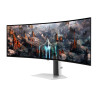 Samsung G93SC monitor komputerowy 124,5 cm (49") 5120 x 1440 px Dual QHD OLED Srebrny