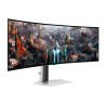 Samsung G93SC monitor komputerowy 124,5 cm (49") 5120 x 1440 px Dual QHD OLED Srebrny