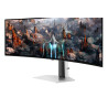 Samsung G93SC écran plat de PC 124,5 cm (49") 5120 x 1440 pixels Dual QHD OLED Argent
