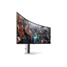 Samsung G93SC monitor komputerowy 124,5 cm (49") 5120 x 1440 px Dual QHD OLED Srebrny