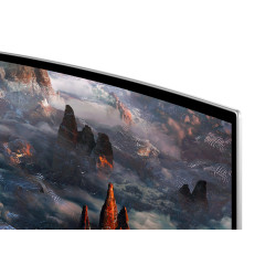 Samsung G93SC monitor komputerowy 124,5 cm (49") 5120 x 1440 px Dual QHD OLED Srebrny