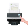 Ricoh fi-8190 Numériseur chargeur automatique de documents (adf) + chargeur manuel 600 x 600 DPI A4 Noir, Gris