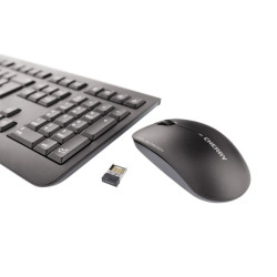 CHERRY DW 3000 Ensemble Clavier & Souris sans fil, noir, USB, AZERTY - FR