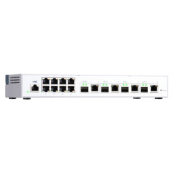 QNAP QSW-M408-4C commutateur réseau Géré L2 Gigabit Ethernet (10 100 1000) Blanc