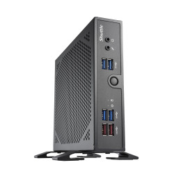 Shuttle XPC slim Barebone DS50U7, i7-1355U, 2x LAN (1x 2.5Gbit ,1x 1Gbit), 1xCOM,1xHDMI,1xDP, 1x VGA, lüfterlos, 24 7