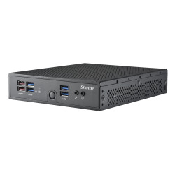 Shuttle XPC slim Barebone DS50U7, i7-1355U, 2x LAN (1x 2.5Gbit ,1x 1Gbit), 1xCOM,1xHDMI,1xDP, 1x VGA, lüfterlos, 24 7