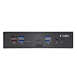 Shuttle XPC slim Barebone DS50U7, i7-1355U, 2x LAN (1x 2.5Gbit ,1x 1Gbit), 1xCOM,1xHDMI,1xDP, 1x VGA, lüfterlos, 24 7