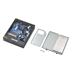 Shuttle XPC slim Barebone DS50U7, i7-1355U, 2x LAN (1x 2.5Gbit ,1x 1Gbit), 1xCOM,1xHDMI,1xDP, 1x VGA, lüfterlos, 24 7