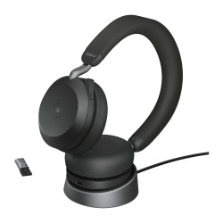 Jabra 27599-999-989 écouteur casque Sans fil Arceau Bureau Centre d'appels Bluetooth Socle de chargement Noir