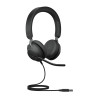 Jabra 24189-999-999 écouteur casque Avec fil Arceau Appels Musique USB Type-A Noir