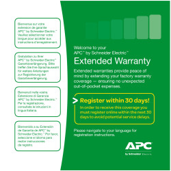 APC Service Pack 3 Year Extended Warranty 3 lat(a)